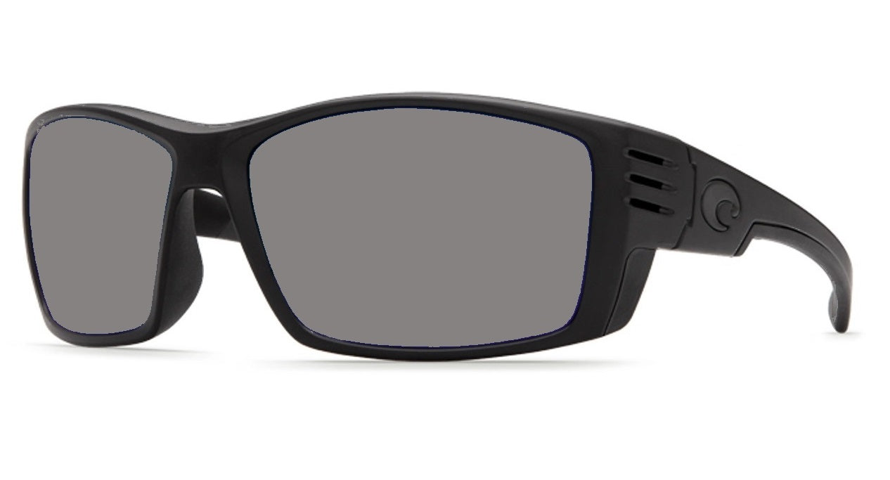 Costa Del Mar Cortez Blackout Frame 580g Gray Mirror Glass Lens Polarised Performance Sunglasses
