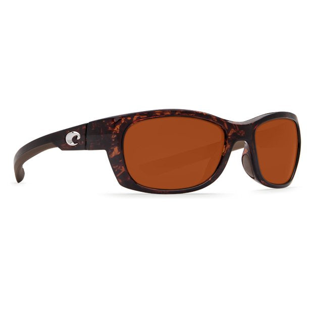 Costa Del Mar Trevally Shiny Tortoise Frame 580g Copper Glass Lens Polarised Performance Sunglasses
