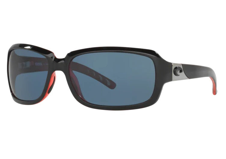 Costa Isabela Black Coral Frame Gray Mirror 580G Polarised Sunglasses