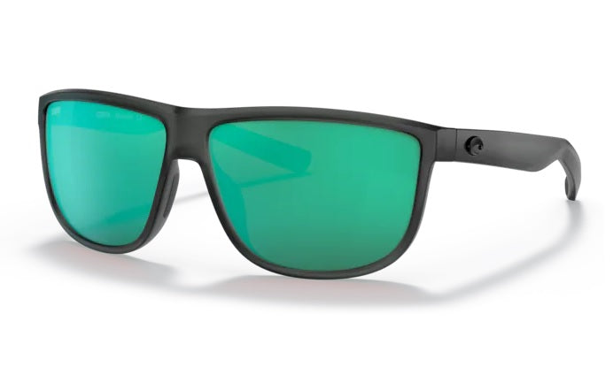 Costa Rincondo Matt Smoke Crystal Frame Green Mirror 580g Glass Lens Performance Polarised Sunglasses