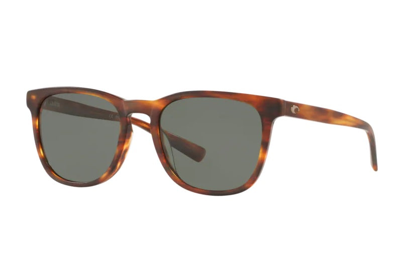 Costa Sullivan Matte Tortoise Frame Gray 580g Glass Lens Performance Polarised Sunglasses