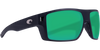 Costa Del Mar Diego Matte Black Frame Glass Lens Polarised Sunglasses