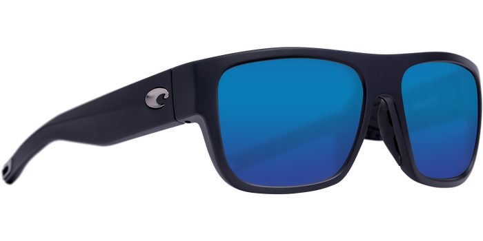 Costa Del Mar Sampan Matt Black Frame Polarised Sunglasses