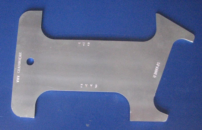 Crab N Gear CNGCRABMEASQLD Heavy Duty Crab Measure