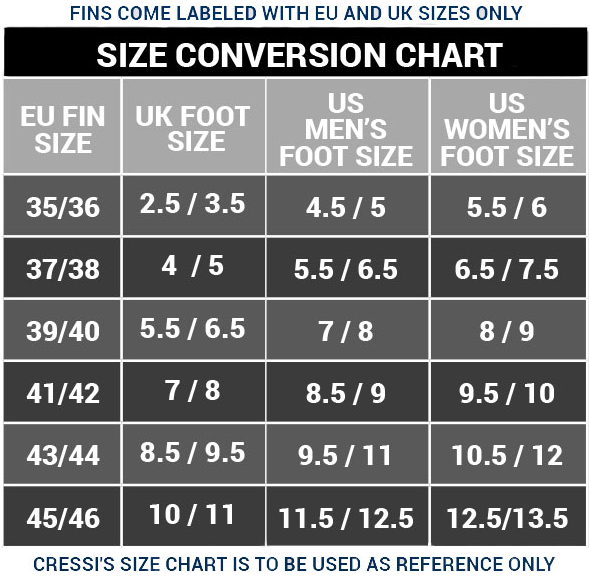 Cressi Pluma Black Silver Freediving Spearfishing Fins