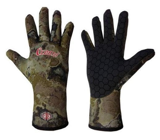 Cressi Spider Tec Camoflauge 2mm Dive Gloves