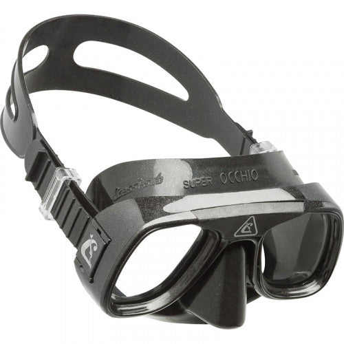 Cressi Superocchio Snorkelling Mask - Black