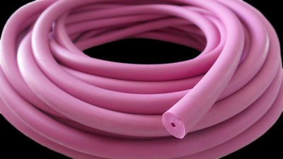 Cressi Ultra Premium Micro Bore Spear Gun Rubber Per Metre - 14mm Pink