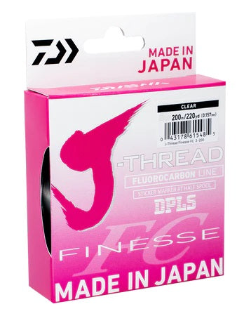 Daiwa J Thread Finess FC Fluorocarbon Main Line 200m