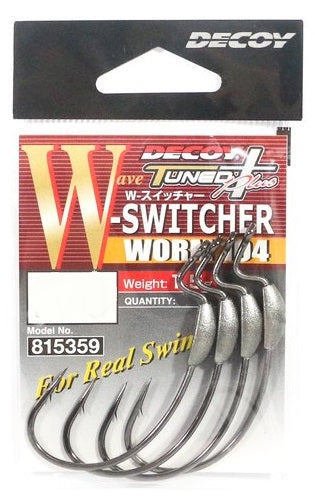 Decoy W104 Switcher Weighted Weedless Worm Hook