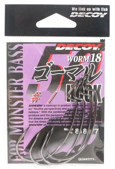Decoy W18 Extra Heavy Weedless Worm Hook