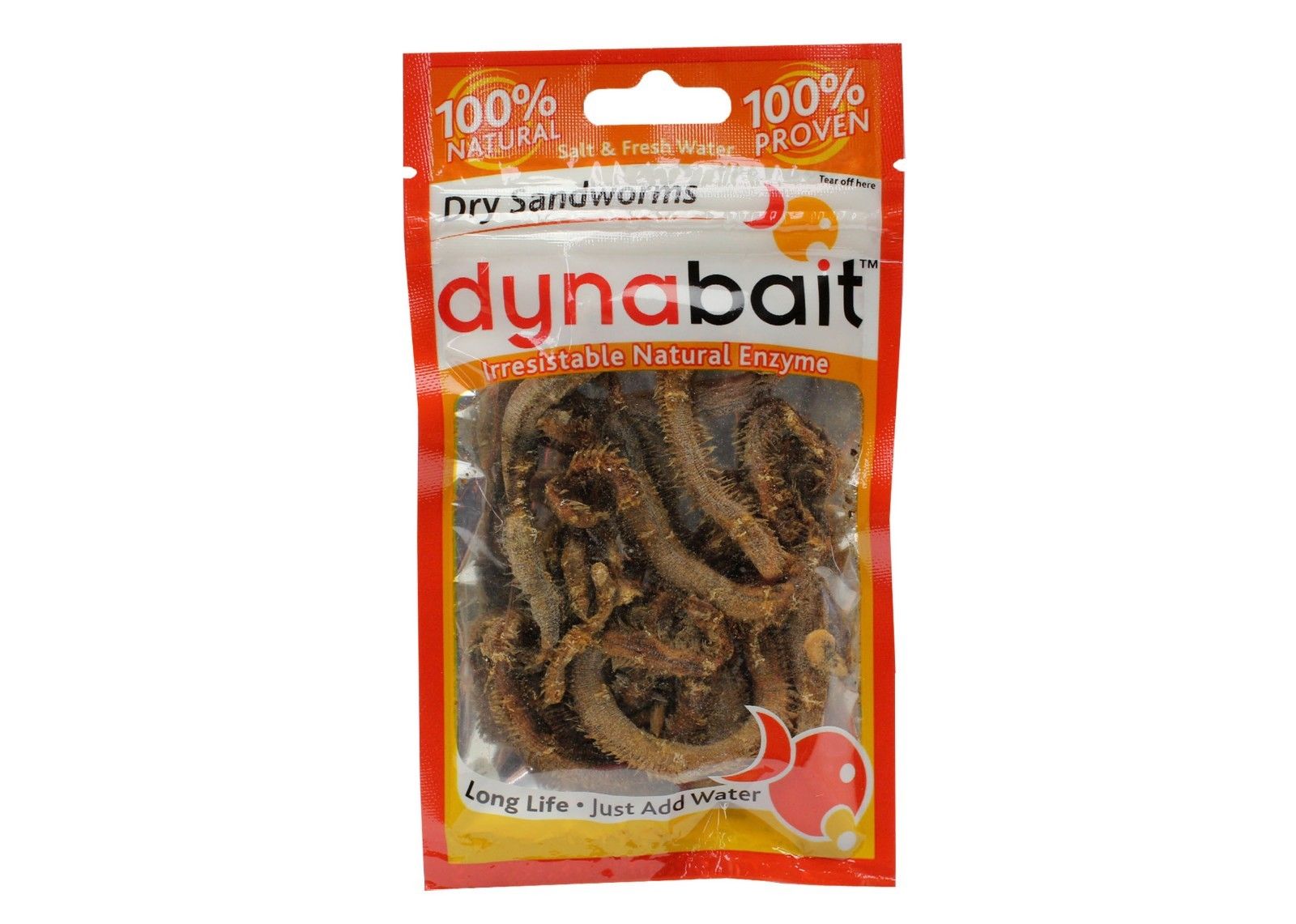 Dynabait Freeze Dried Dry Sandworms Long Life Fishing Bait