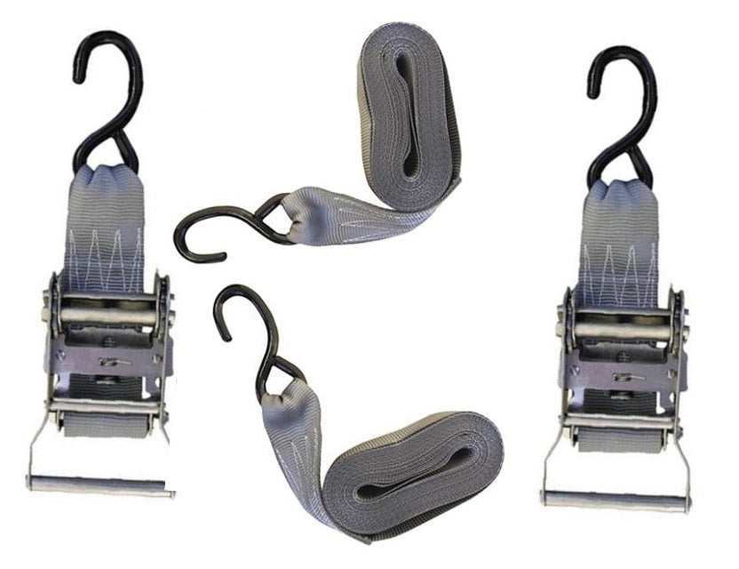 EJM 765843 Transom Boat Trailer Tie Down Pair 50mm x 1.5m