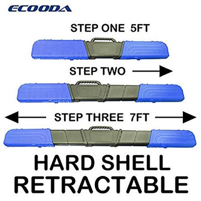 Ecooda Deluxe Hard Shell Extendable Rod Case