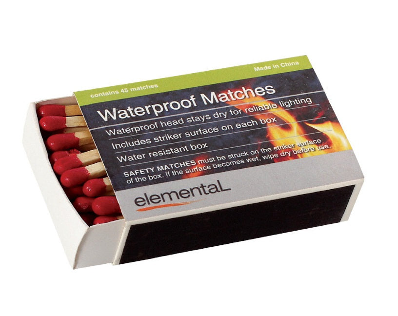 Elemental Waterproof Survival Matches Value Pack