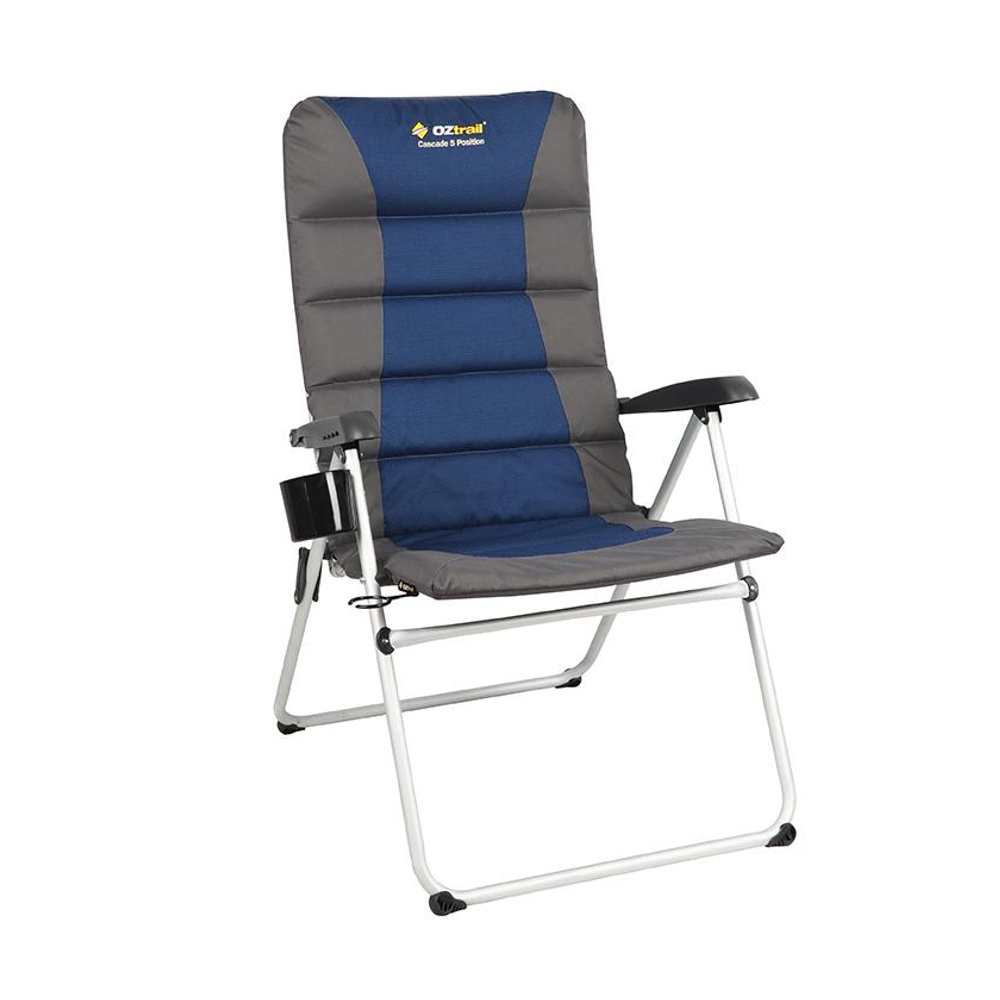 OZtrail Cascade Reclining Camp Chair FCA-CAS5-E