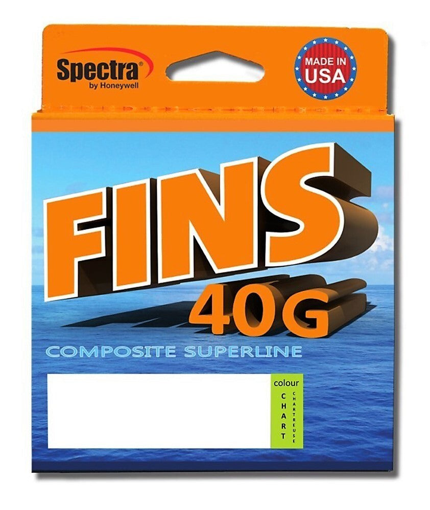 Fins 40G Chartreuse Braided Fishing Line - 150yd