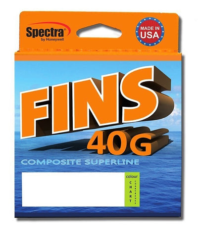 Fins 40G Chartreuse Braided Fishing Line - 300yd