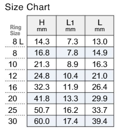 Fuji LY Single Foot Black Fishing Rod O Ring Guide - BCLYOG