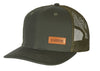 G Loomis Leather Patch Cap Olive - CAPGL2101
