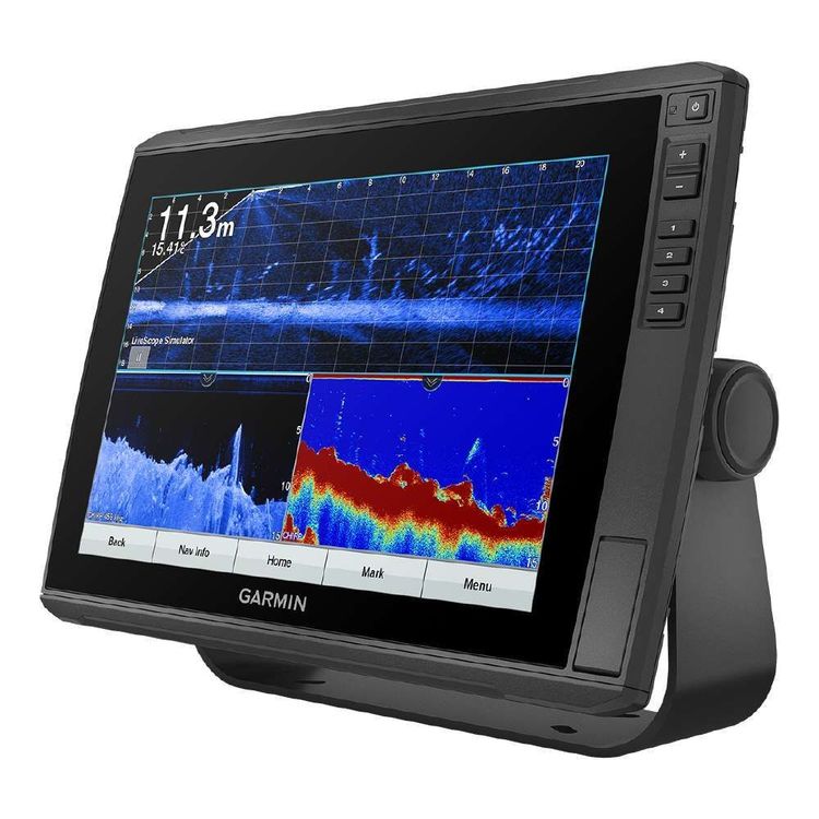 Garmin Echomap Ultra 125Sv GPS Chartplotter and Sonar Sounder Fishfinder with GT54UHD-TM Transducer
