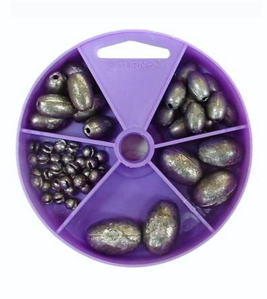 Gillies 28EGG Bulk Value Dial Pack Egg Sinker Assorted