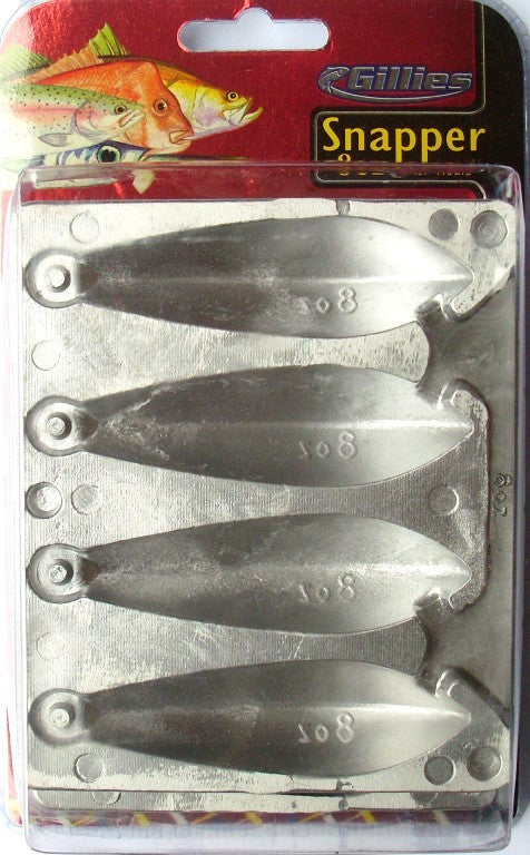 Gillies Snapper Lead Sinker Mould
