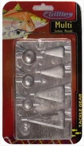 Gillies Assorted Sinker Mould Combo