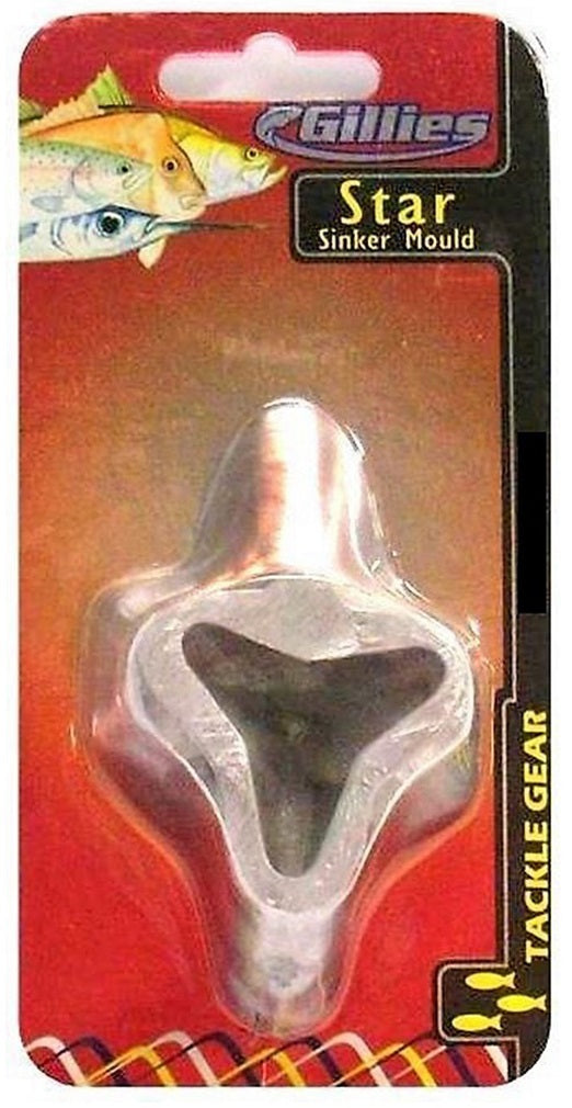 Gillies Star Sinker Mould - 3-5 oz