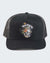 The Mad Hueys Dirty Vacay Twill Trucker Cap Hat Black