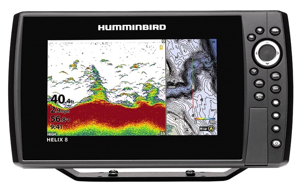 Humminbird Helix 8 Gen 3 G3N Chirp DS GPS with Chartplotter Sonar Sounder Fishfinder Unit - 104569