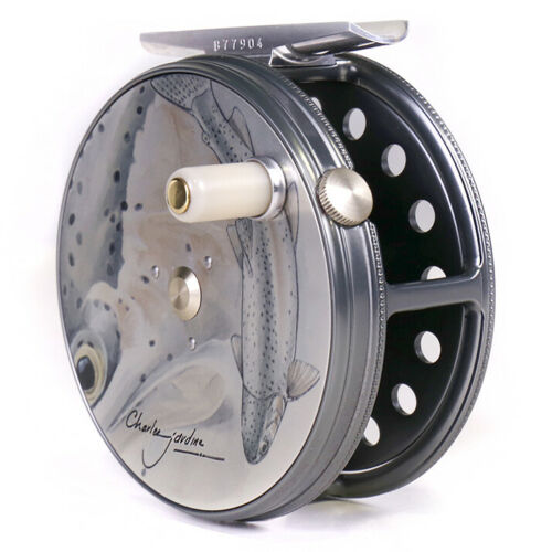 Hardy Charles Jardine Rainbow Trout Wide Spool Perfect Limited Edition Fly Fishing Reel 3 1/8