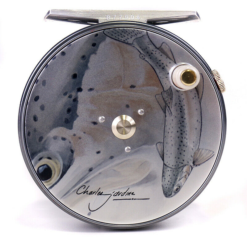 Hardy Charles Jardine Rainbow Trout Wide Spool Perfect Limited Edition Fly Fishing Reel 3 1/8