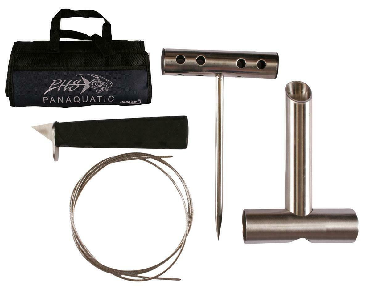 Hookem Panaquatic Stainless Steel Tuna Tool Kit With Pouch