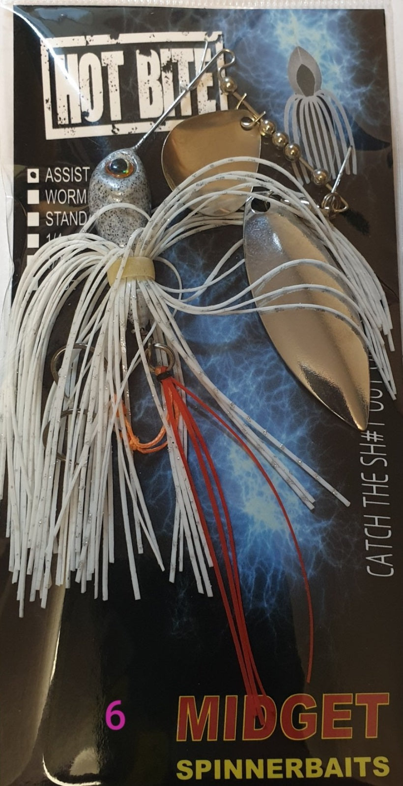 Hot Bite Midget Spinnerbait Lure - 1/2oz