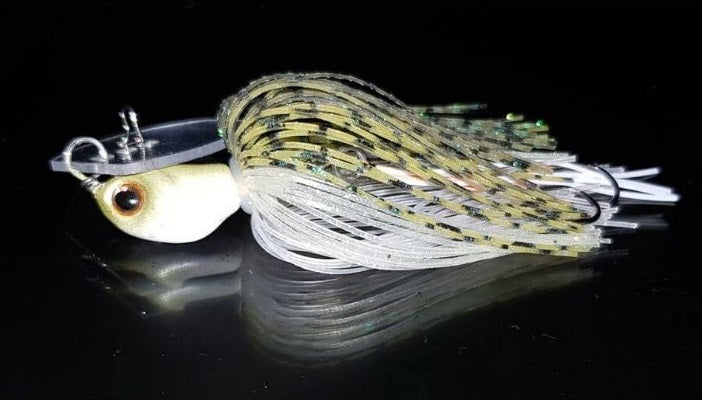 Hot Bite Spectre Assist Skirted Vibration Bladed Jig Lure - 5/8oz