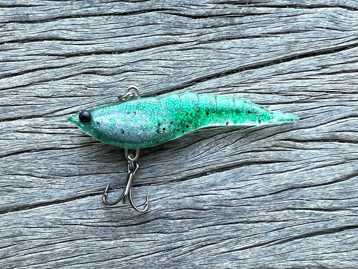 MMD Soft Prawn Vibe Lure 70mm Twin Pack