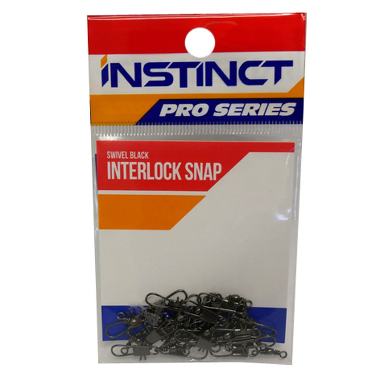 Instinct Pro Series IN207 Black Interlock Snap Swivel