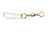 Instinct Brass Interlock Snap Swivel