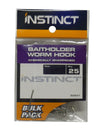 Instinct IN019 Baitholder Worm Hook Bulk Value Pack