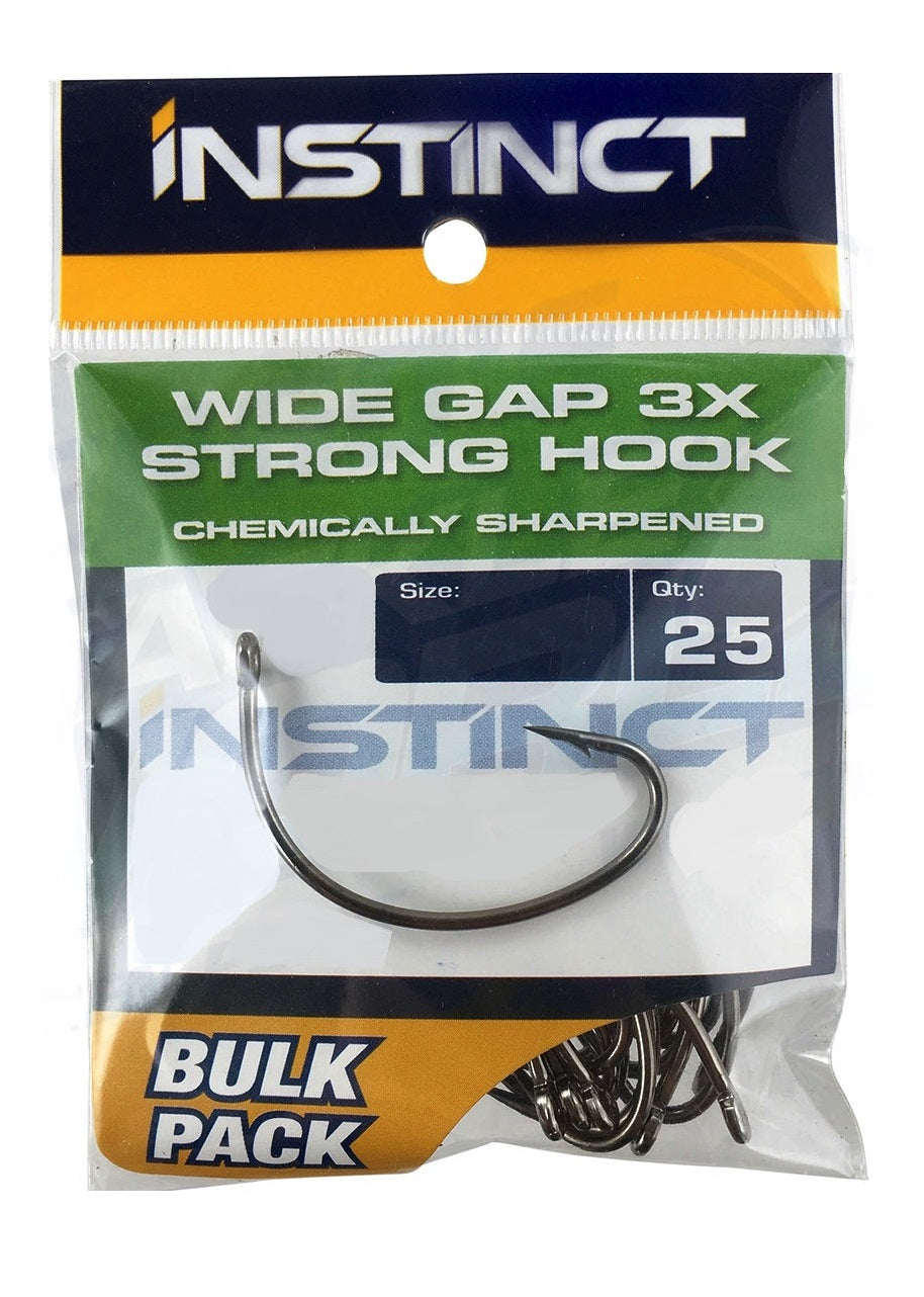 Instinct IN074 Wide Gap 3x Strong Hook Bulk Value Pack