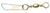 Instinct Pro Series IN203 Brass Interlock Snap Swivel