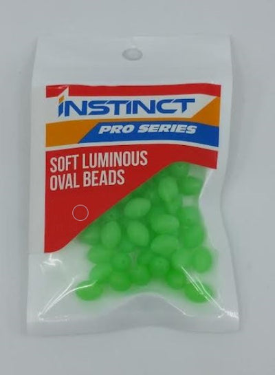 Instinct Pro Soft Lumo Glow Oval Rigging Beads Bulk Value Pack - IN245