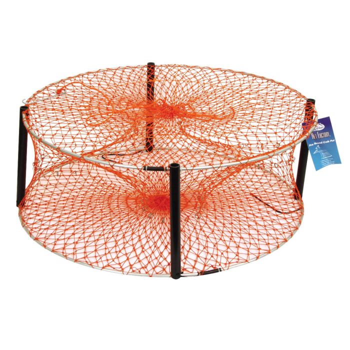 Jarvis Walker Round Orange Heavy Duty Crab Pot