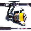 Jarvis Walker Applause Tufftip Boat Spin Combo Spooled with Braid - 6FT6 8000