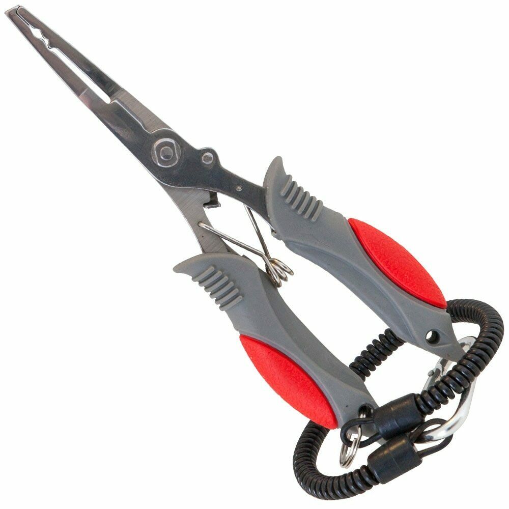 Jarvis Walker Pro Series Stainless Steel Split Ring Pliers with Braid Cutter - 42182