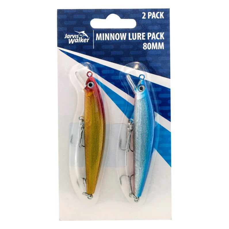 Jarvis Walker Value Twin Lure Pack Minnow 80mm 330006