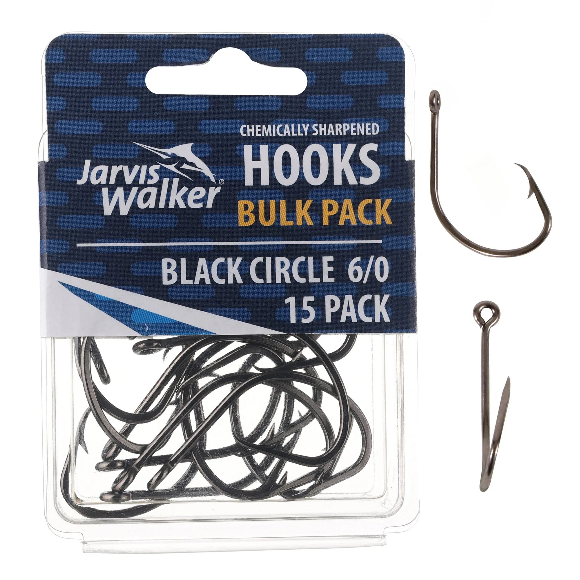 Jarvis Walker Black Chemcially Sharpened Circle Hook Value Pack