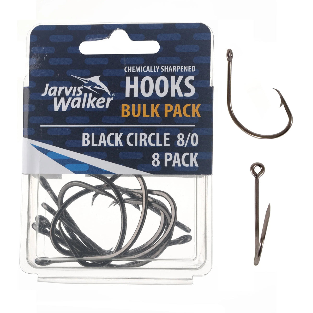 Jarvis Walker Black Chemcially Sharpened Circle Hook Value Pack