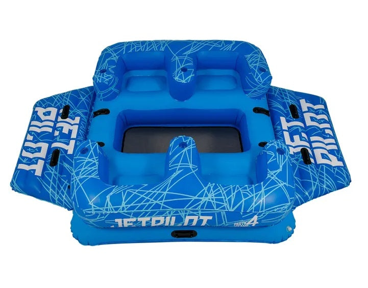 Jetpilot 4 Person Party Island Inflatable Watercraft Blue
